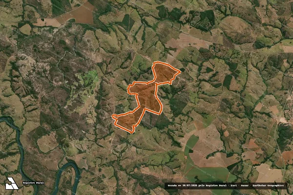Imagem de satélite de FAZENDA LEMES em DAVINÓPOLIS - GO