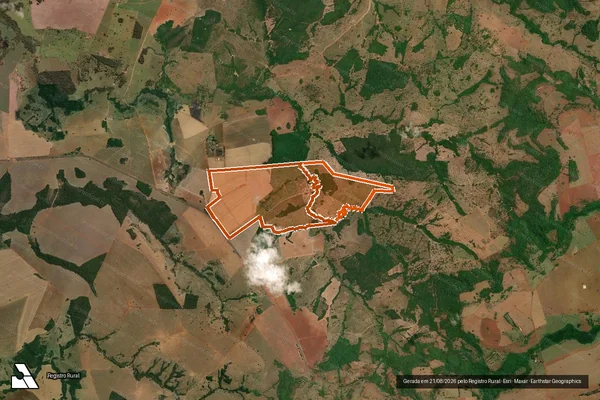 Imagem de satélite de FAZENDA CANASTRA em GOIATUBA - GO