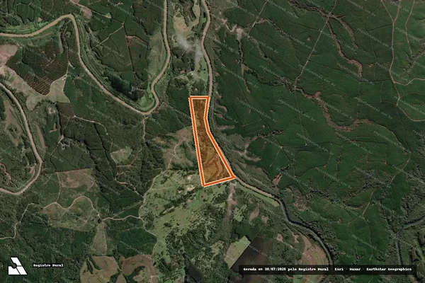 Imagem de satélite de Sitio Becker em BOCAINA DO SUL - SC