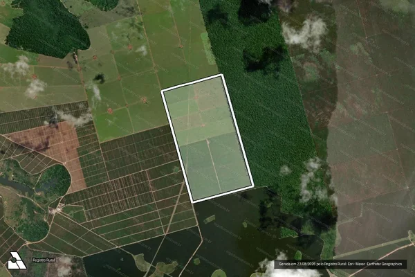 Imagem de satélite de Fazenda Arizona em PRADO - BA
