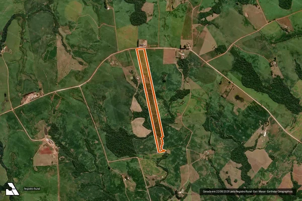 Imagem de satélite de S.D.E. em PINHAL GRANDE - RS