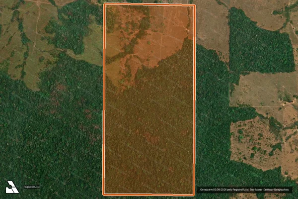 Imagem de satélite de Fazenda Bela Vista em JURUENA - MT