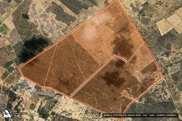 Imagem de satélite de Fazenda Santo Antonio em VÁRZEA NOVA - BA