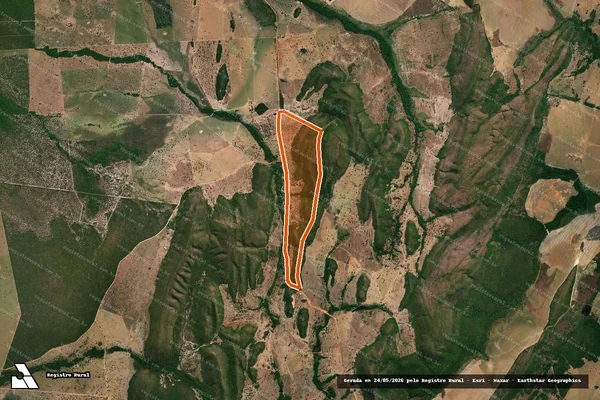 Imagem de satélite de FAZENDA BIQUINHA em ARUANÃ - GO