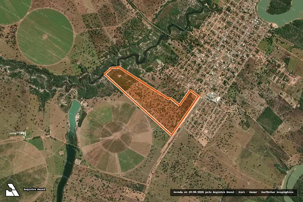 Imagem de satélite de Estancia Agua Limpa em BRITÂNIA - GO