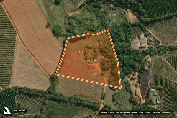Imagem de satélite de SITIO MENDONCAS em CARMO DO RIO CLARO - MG