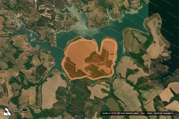 Imagem de satélite de FAZENDA IAIA em ITUTINGA - MG