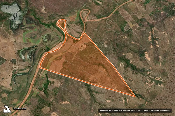 Imagem de satélite de FAZENDA RIACHO VERMELHO em MONTE ALEGRE DO PIAUÍ - PI