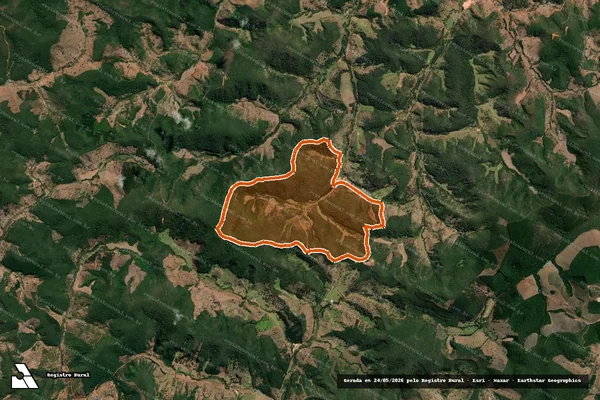 Imagem de satélite de Fazenda Palmital em SABINÓPOLIS - MG