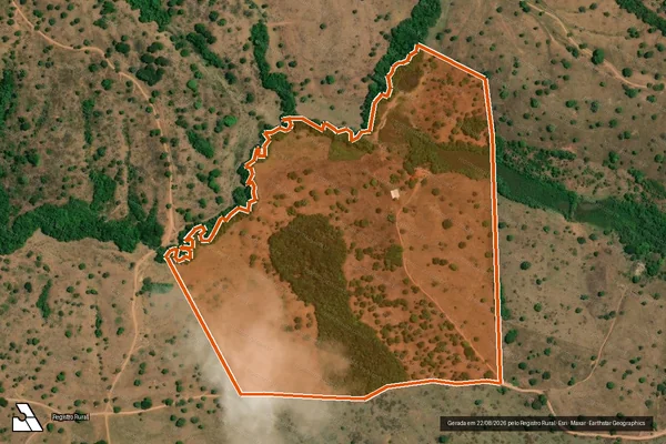 Imagem de satélite de Fazenda Santa Isabel em RIO QUENTE - GO