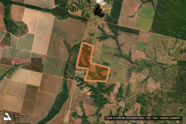 Imagem de satélite de Fazenda Vale Do Amanhecer em RIBEIRÃO CASCALHEIRA - MT