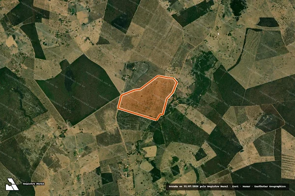 Imagem de satélite de Fazenda Campo Alegre em ANGICAL - BA