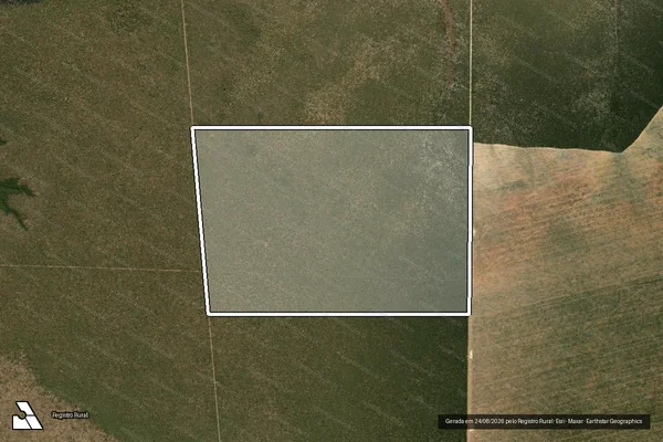 Imagem de satélite de LOTE 3 FAZENDA MARIAMABILE BADOTTI em JABORANDI - BA
