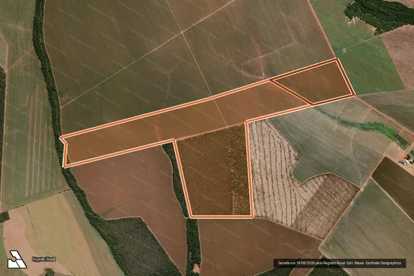 Imagem de satélite de FAZENDA ROSEIRA V e VI em SÃO RAIMUNDO DAS MANGABEIRAS - MA