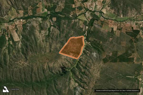 Imagem de satélite de Fazenda Capivara em RIO PARDO DE MINAS - MG