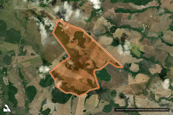 Imagem de satélite de FAZENDA GAROA em ALTO ALEGRE - RR
