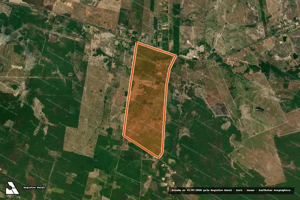 Imagem de satélite de Fazenda Nossa Senhora Da Graça em ARARI - MA