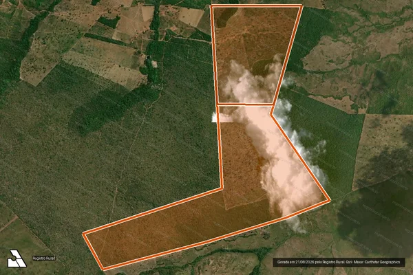 Imagem de satélite de Fazenda Amria Madalena em SANTA TEREZINHA DO TOCANTINS - TO