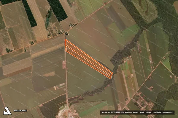Imagem de satélite de Chacara Colorado Nº 160-A E 161 em SANTA CARMEM - MT