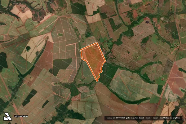 Imagem de satélite de FAZENDA PARAISO em ITUIUTABA - MG