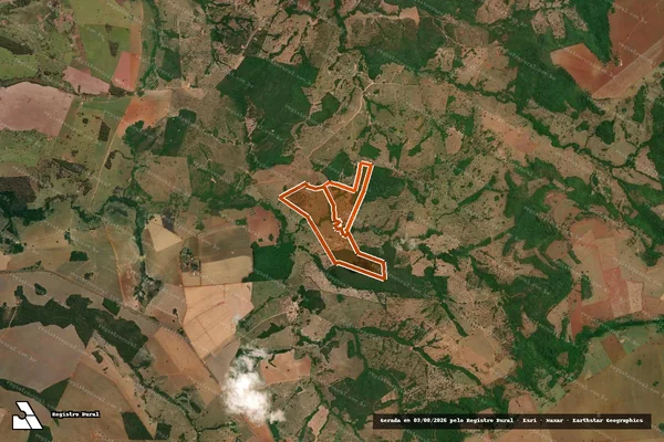 Imagem de satélite de FAZENDA ESPERANÇA em MORRINHOS - GO