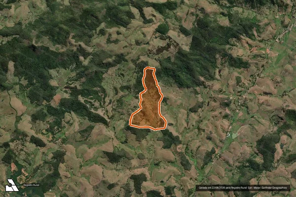 Imagem de satélite de FAZENDA BOM DESTINO em MIRACEMA - RJ