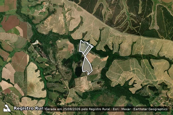 Imagem de satélite de Sitio Recando Dos Sonhos Gb D em MONTE MOR - SP