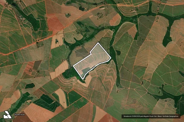 Imagem de satélite de SITIO NOSSA SENHORA DAS GRAÇAS em BORBOREMA - SP