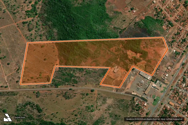 Imagem de satélite de FAZENDA RIBEIRA em DARCINÓPOLIS - TO