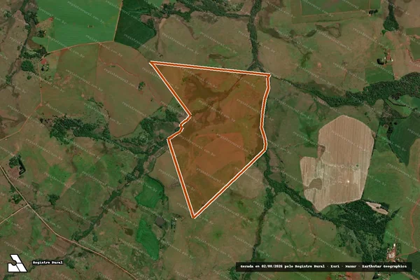 Imagem de satélite de Fazenda Do Ipe em BOSSOROCA - RS