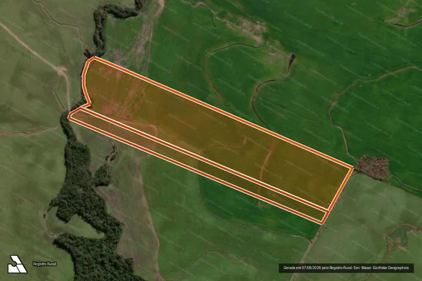 Imagem de satélite de Fazenda Do Brado 2 em SÃO VICENTE DO SUL - RS