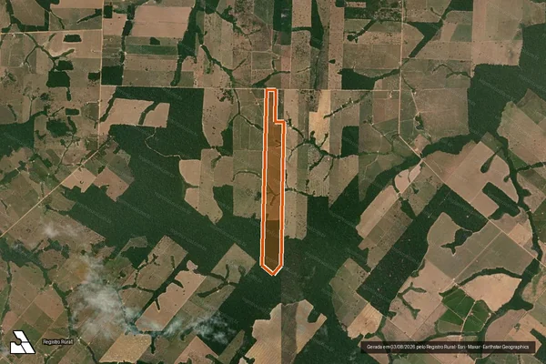 Imagem de satélite de Sitio Santa Maria - Lote AF 7/39C em ALTA FLORESTA - MT