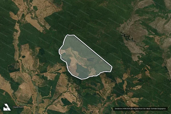 Imagem de satélite de FAZENDA GAMELEIRA GLEBA 1 em ITAMARANDIBA - MG