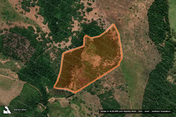 Imagem de satélite de Sítio Córrego Do Banco em CATUJI - MG