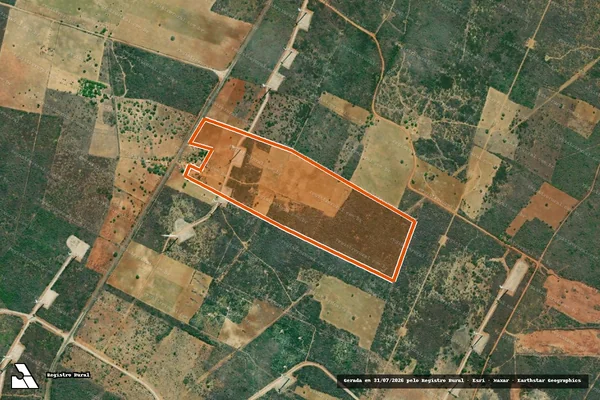 Imagem de satélite de Fazenda Ameixa I em PARAZINHO - RN
