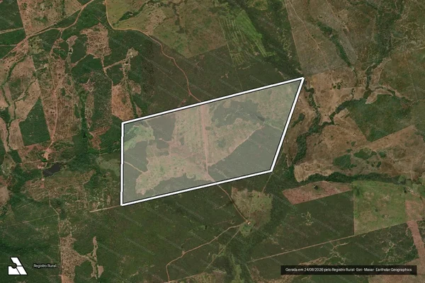Imagem de satélite de Fazenda Tres Corações em FIGUEIRÓPOLIS - TO