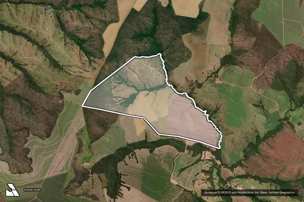Imagem de satélite de Fazenda Boa Vista em CAMPO ALEGRE DE GOIÁS - GO