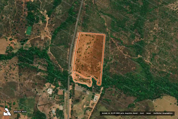 Imagem de satélite de ESTANCIA FLORESTA em PALMEIRÓPOLIS - TO