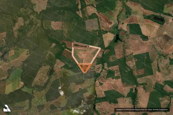 Imagem de satélite de FAZENDA LANDI em FORMOSO DO ARAGUAIA - TO