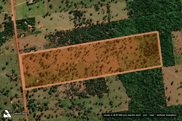 Imagem de satélite de Lote 50 - PA Patagônia em TERENOS - MS