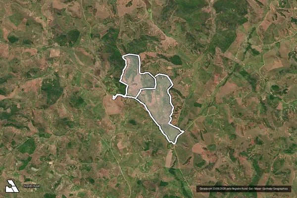 Imagem de satélite de FAZENDA SAPUCAIA em RESPLENDOR - MG