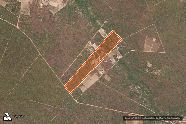 Imagem de satélite de Vereda Comprida em SÃO FRANCISCO DE ASSIS DO PIAUÍ - PI