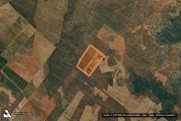 Imagem de satélite de Fazenda Mata em COCOS - BA