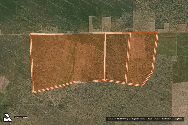 Imagem de satélite de Fazenda Tabuleiro em Tucano - BA