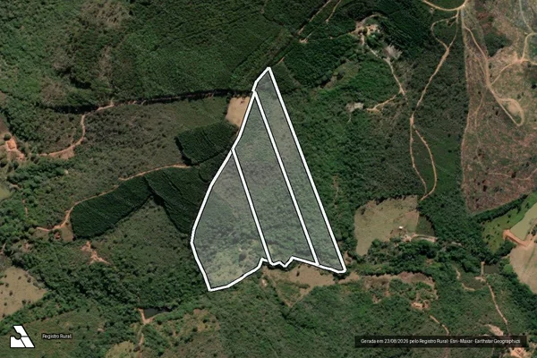 Imagem de satélite de FAZENDINHA SANTA CATARINA em VEREDINHA - MG