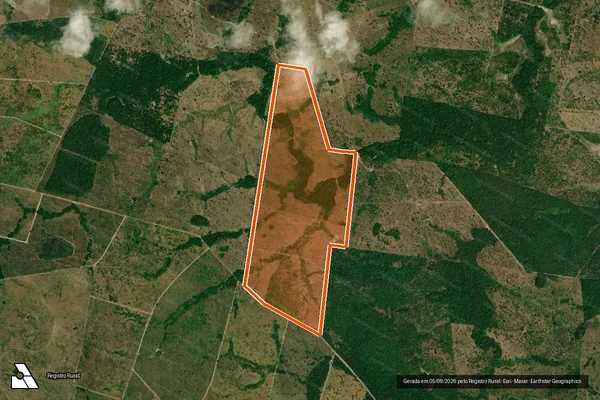 Imagem de satélite de Fazenda Cordeiro em GOVERNADOR NEWTON BELLO - MA