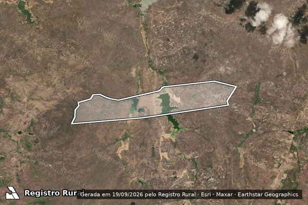 Imagem de satélite de FAZENDA REALEZA em CATUNDA - CE