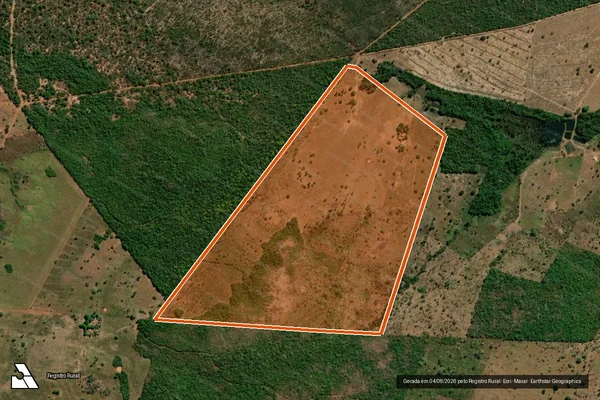 Imagem de satélite de Fazenda Morro Grande em ESTREITO - MA