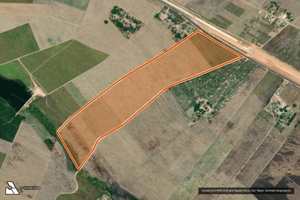 Imagem de satélite de Fazenda Paraizo em TEOTÔNIO VILELA - AL
