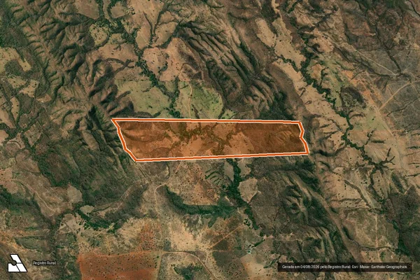Imagem de satélite de Gleba Do Gado Bravo em DOM BOSCO - MG